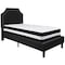 Flash Furniture Brighton Twin Platform Bed Set, Black SL-BM-5-GG - alternate 3